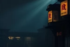 《失眠博物馆》深夜展厅灯光下的陈列柜剧照